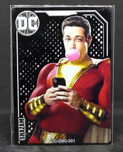 DCEU Karte Zachary Levi Shazam DC-GMC-001 Metal Mirror Card Promo Chase - Bild 1 von 8
