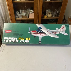 Vintage 1970's Graupner Piper PA-18 Super Cub Airplane Germany #4423 - Picture 1 of 8