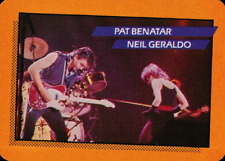 Pat Benatar, 1985 Rock Star Concert Trading Cards #8