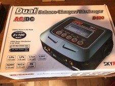 skyrc caricatore d100 twin-channel ac/dc lipo 1-6 - con sensori temperatura