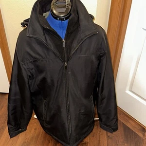 Croft & Barrow Winterjacke schwarz Herren Medium Polyester - Bild 1 von 6