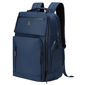 Large Capacity Water Resistant Laptop Backpack, 17 Inch for Business, Blue - Bild 1 von 10