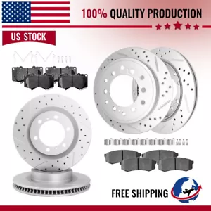 Front & Rear Brake Rotors Ceramic Pads for Lexus GX460 Toyota 4Runner 2010-2021 - Picture 1 of 11