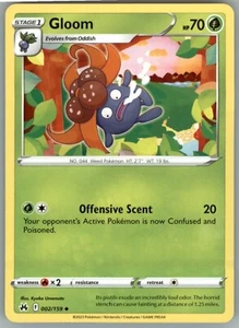 GLOOM Uncommon Pokémon Stage 1 #02/159 Crown Zenith - Picture 1 of 2