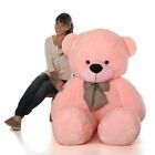 Life-size 6ft Pink Teddy Bear Plush Large Giant Soft Cuddle Kid Girl Stuffed Toy