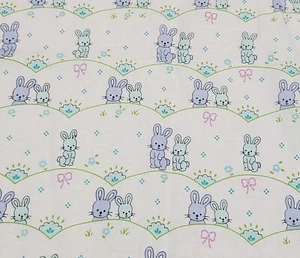 Oh Baby By Cynthia Rowley For Michael Miller Fabrics - Bunny Scallop - 1.5 Yards - Picture 1 of 5