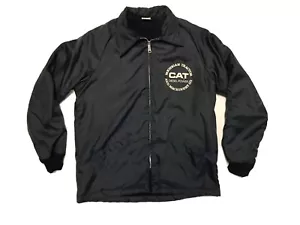 Giacca a vento vintage Cat Diesel Power Michigan in nylon foderata per trattore M (J20) - Foto 1 di 7