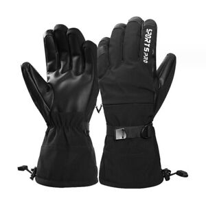 Men Winter Thermal Gloves Warm Waterproof Ski Snowboarding Driving Gloves Mitten
