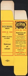 Vintage box UCCOSOL Conklins Universal Medicine Chicago Poison skull crossbones - Picture 1 of 2
