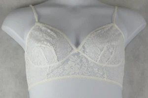 INC International Concepts Damen Bralette mit Blumenspitze, weiß, XL - Bild 1 von 3