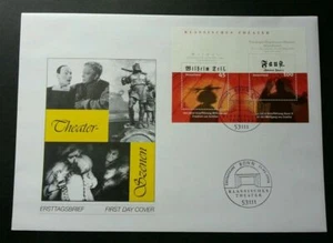 [SJ] Germany Classic Theatre Wilhelm Tell and Faust II 2004 Film Movie (FDC) - Picture 1 of 5