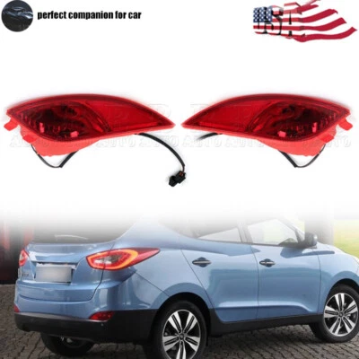 1 Pair Tail Reflector Lamp Rear Brake Light For Hyundai IX35 2010-2015 — 第 1/4 张图片