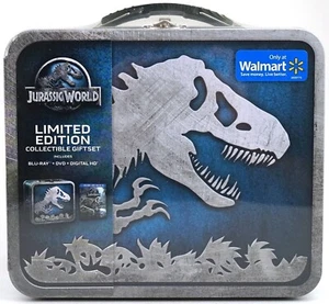 Jurassic World Walmart Limited Edition Lunchbox Giftset Blu-Ray + DVD + Digital - Picture 1 of 4