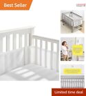 A.C.T. Air Channel Technology Mesh Liner for Full-Size Cribs - Classic White