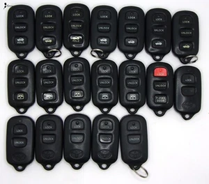 Mixed Lot x19 Used OEM Toyota Keyless Entry Remote Fobs - Picture 1 of 2