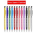 Free Custom Universal Capacitive 2in1 Touch Screen Stylus Pens for iPad Samsung