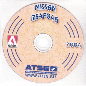 ATSG Nissan RE4F04A Transmission Teardown & Rebuild Service Repair Manual on CD - Picture 1 of 1