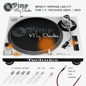 KIT LED TECHNICS SL 1200 1210 NARANJA BLAZE (PARA 1 TOCADISCOS) - Imagen 1 de 3