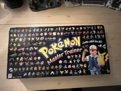 Pokemon Master Trainer Board Game 1999 Nintendo 100% Complete in Box Vintage 90s - Image 1 of 4