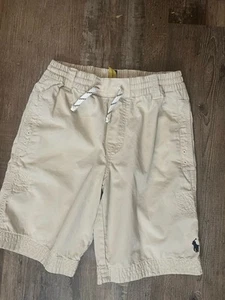 Polo Ralph Lauren Boy's Lightweight Shorts With Pockets Khaki Size 8 Euc - Picture 1 of 7