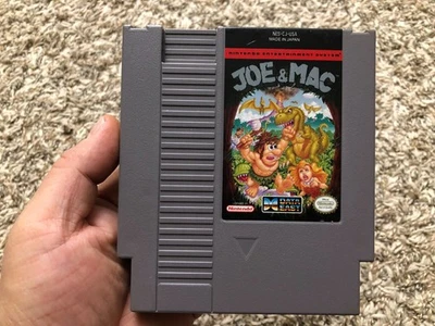 Joe & Mac (Nintendo Entertainment System, 1992) Authentic Cartidge Only Tested - Image 1 of 4
