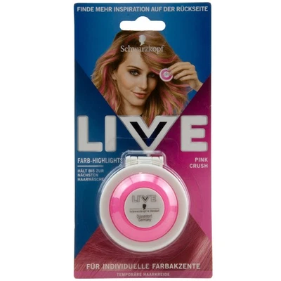 Schwarzkopf Live Hair Chalk Pink 1 X 3,5g Farb-Highlight Carnival - image 1 of 2