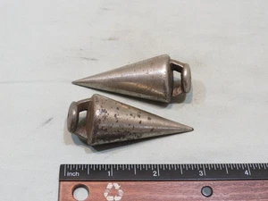 Vintage Stahl/Gusseisen 4 Unzen Plumb Bob, Markenlos, Stck 2 - Bild 1 von 1