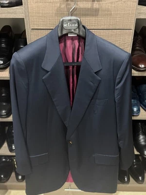 $4,395 Chaqueta Blazer Brioni Para Hombre 42R US 52R UE Azul Marino Cena Lana Foto 1 de 4