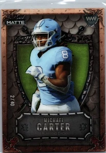 Wild card mania Michael Carter RC SSP /40 - Picture 1 of 2