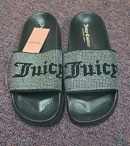 Juicy Couture Wander Slides Flip Flops Size 6M - Picture 1 of 14