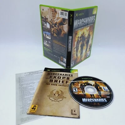 Xbox Complete Mercenaries Playground of Destruction CIB +Reg Card Open World - Image 1 of 4