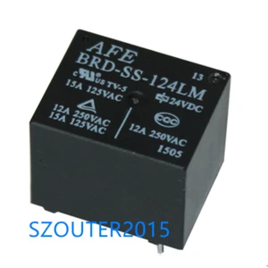 2 PIEZAS BRD-SS-124LM Relé 24VDC 15A 4 PINES NUEVO - Imagen 1 de 1