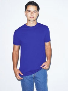 SALE fabrikneu American Apparel blaues T-Shirt Größe: Large Sportbekleidung - Bild 1 von 6