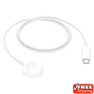 ORIGINAL montre Apple MLWJ3AM/A 1 m USB-C câble de charge magnétique - Blanc - Photo 1 sur 2