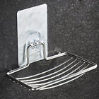 Wall-Mounted Soap Dish Holder Metal Storage Tray Case Bathroom Shower Plate Acc