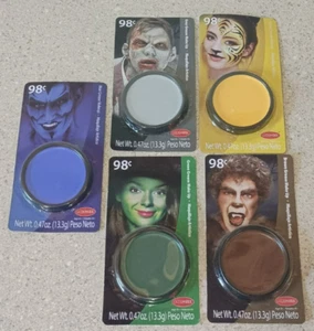 Lot Of 5 Goodmark Face Paint Makeup .47 Oz Halloween Costume Makeup Ships Free - Picture 1 of 2