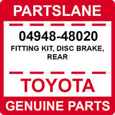 04948-48020 Toyota OEM Genuine FITTING KIT, DISC BRAKE, REAR