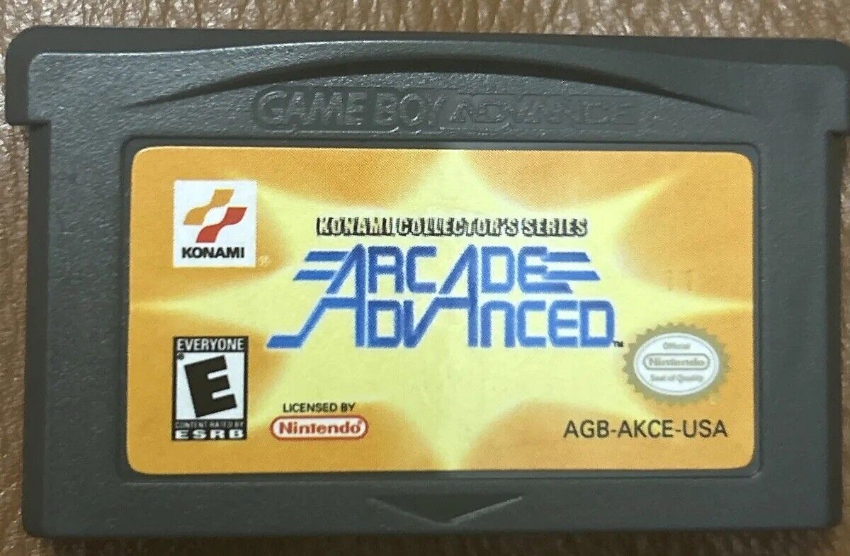 Konami Collector's Series: Arcade Advanced (Game Boy Advance GBA) Authentic Cart