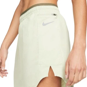 Nike Women's Dri-FIT Tempo Luxe 5" Running Shorts CZ9576-371 Small Lime Green - Picture 1 of 11