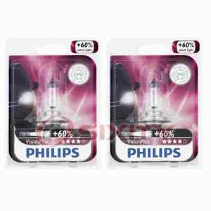 2 pc Philips Low Beam Headlight Bulbs for Land Rover Discovery Discovery jd