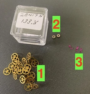 [ 1 PC ] Zenith Cal. 133.8 watch reloj recambio parts vintage  - Imagen 1 de 3