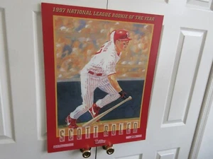 Scott Rolen ,Poster ,28"X22" ,1997 National League Rookie Of The Year , Baseball - Picture 1 of 10