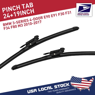 PARA BMW E90 E91 325i 328i 328xi 335i xDrive 4 puertas limpiaparabrisas delantero 24"19" Foto 1 de 4