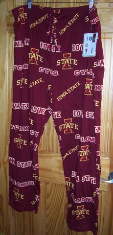 ISU Iowa State University Cyclones Sideline Pajama Pants Sleep Bottoms Men's 2XL Cover
