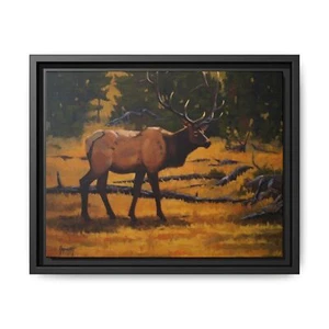 Bull Elk Matte Canvas, Framed (Multi-color) Cottagecore - Bild 1 von 37