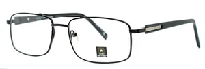U.S. ARMY Operation Black Silver Mens Aviator Full Rim Eyeglasses 55-17-140 B:37 - Picture 1 of 13