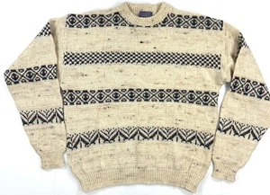 Pendleton Mens Wool Sweater Size Large Vintage Fair Isle Made In USA EUC - Picture 1 of 9