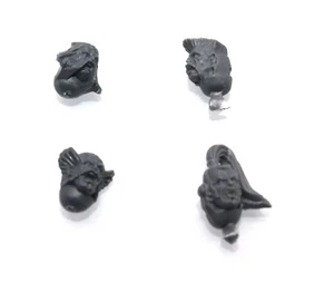Warhammer 40K Space Wolves Bare Heads C x4 - OLD - Picture 1 of 1