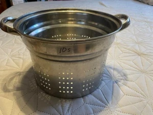 Stainless Insert Steamer Colander Strainer Pot Kettle Pasta Veggies(10s - Picture 1 of 5