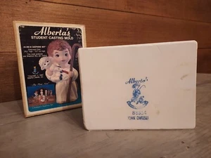 VTG ALBERTA'S Children's Nativity Set Shepherd Boy The First Noel Casting Mold  - Picture 1 of 13
